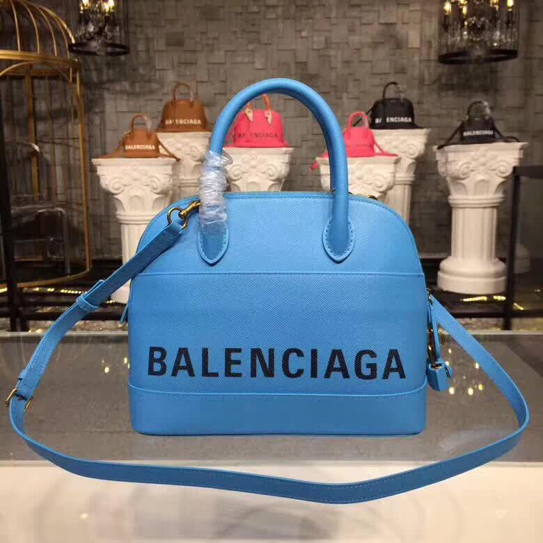 BALENCIAG巴黎世家 18SS系列中號貝殼包 十字紋小牛皮 亦可斜挎手提  BL1663